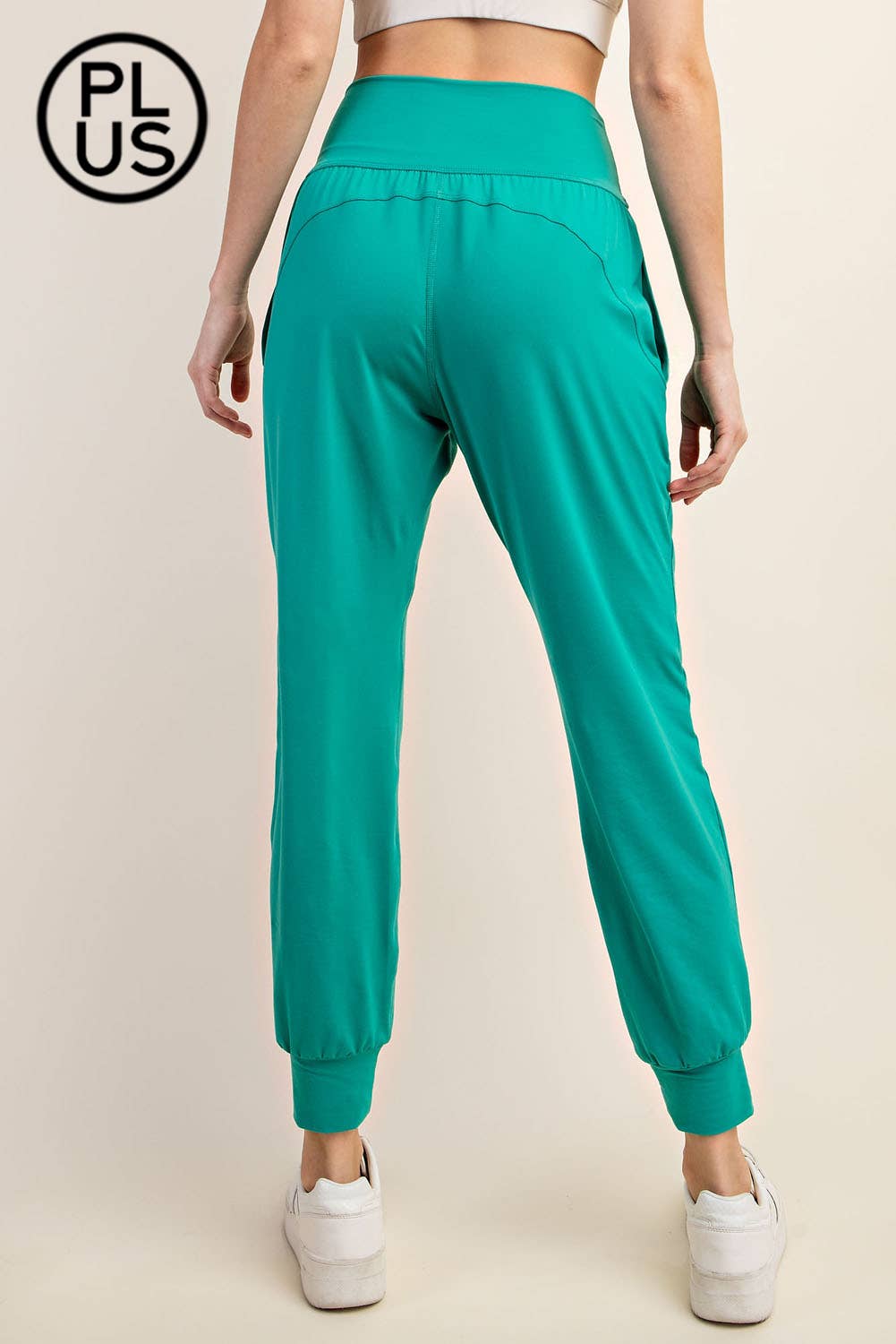 PLUS SIZE BUTTER SOFT JOGGERS WITH POCKETS