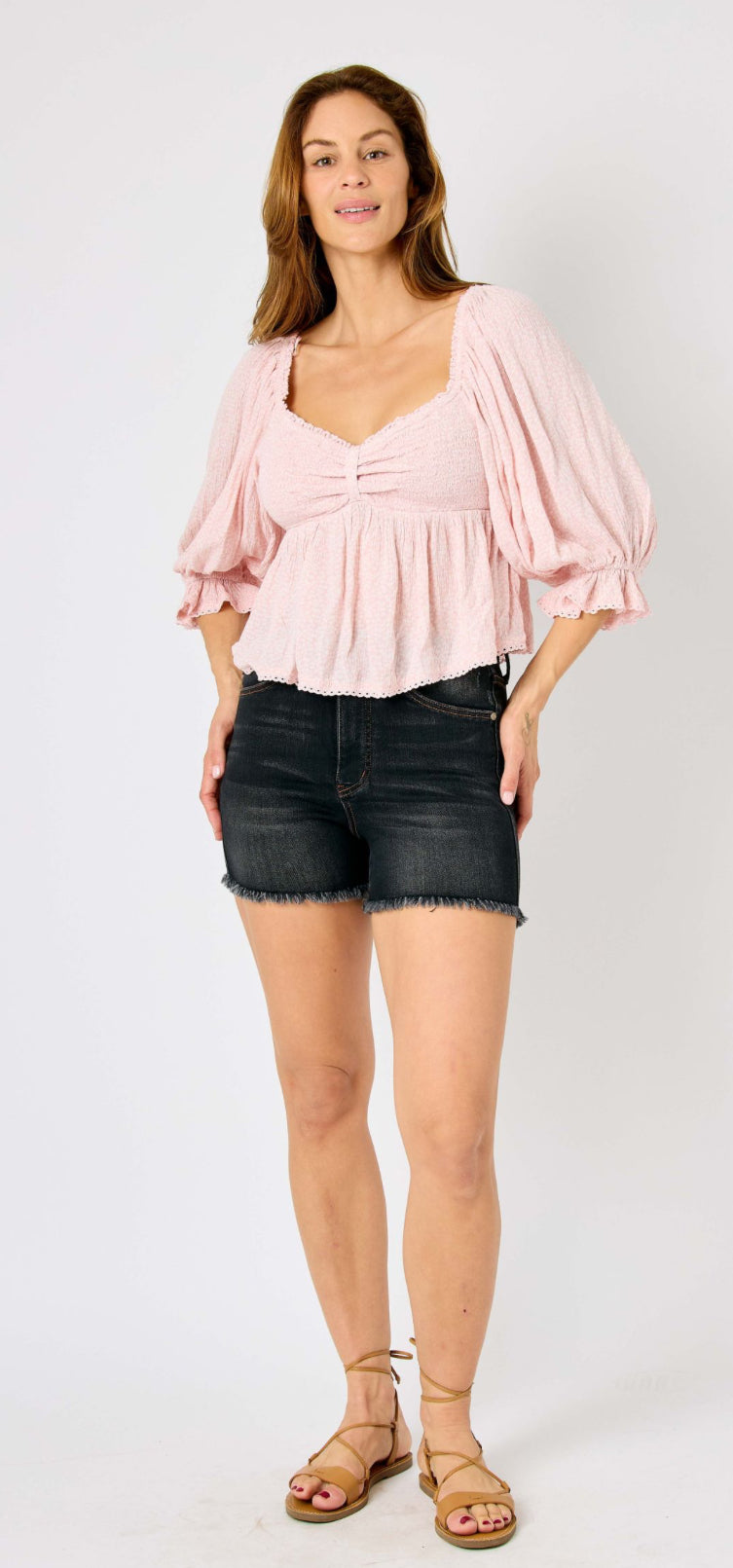 Black Judy Blue Tummy Control Shorts