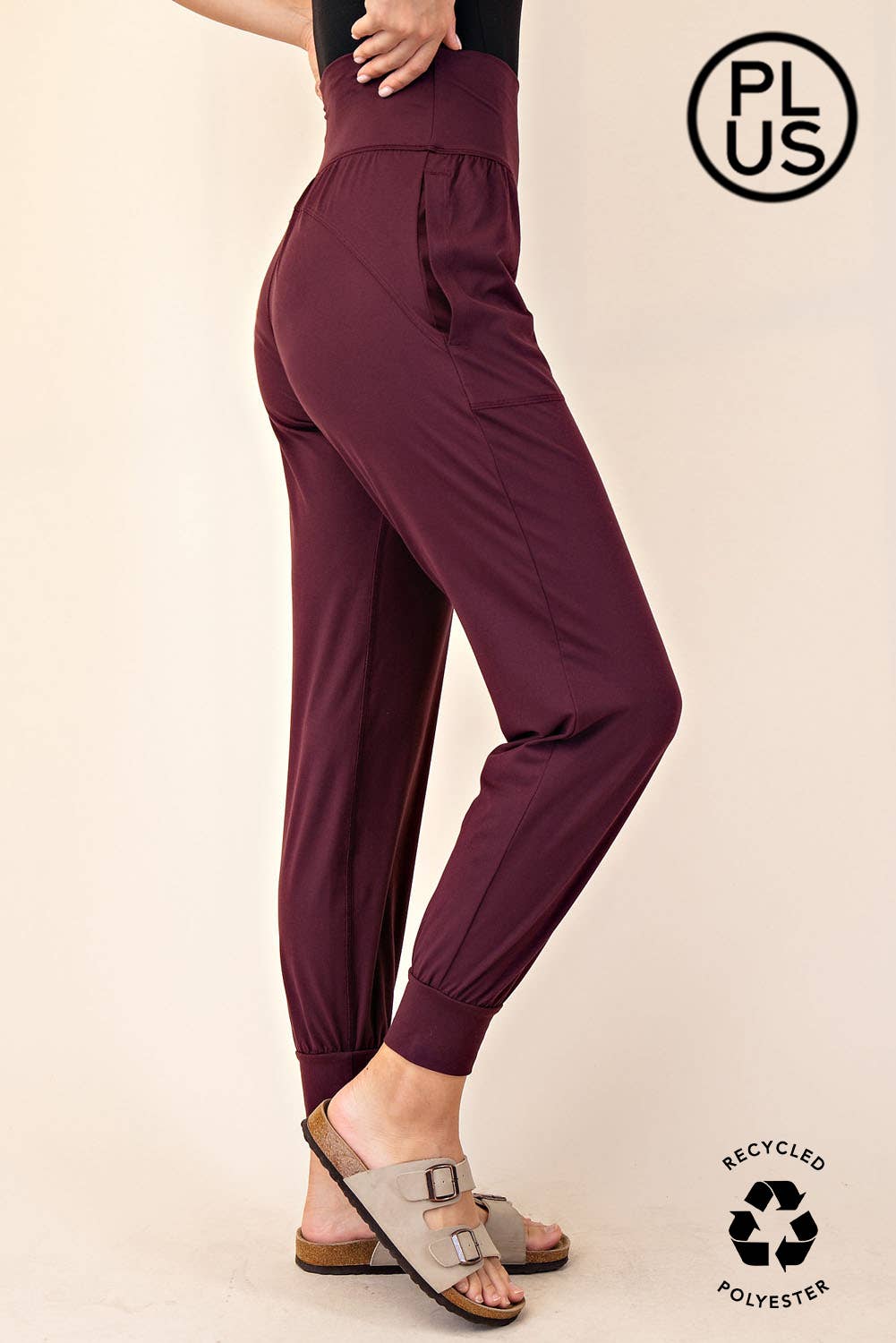 PLUS SIZE BUTTER SOFT JOGGERS WITH POCKETS