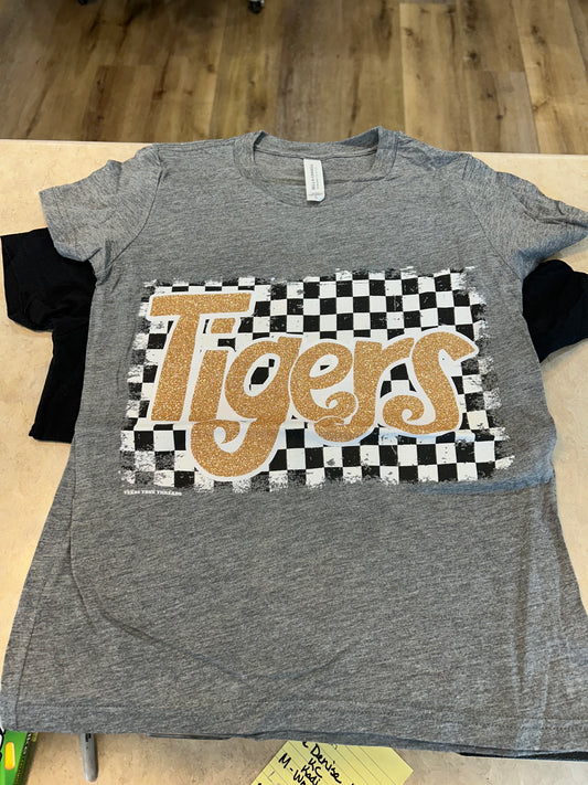 Tigers Checkered Mascot