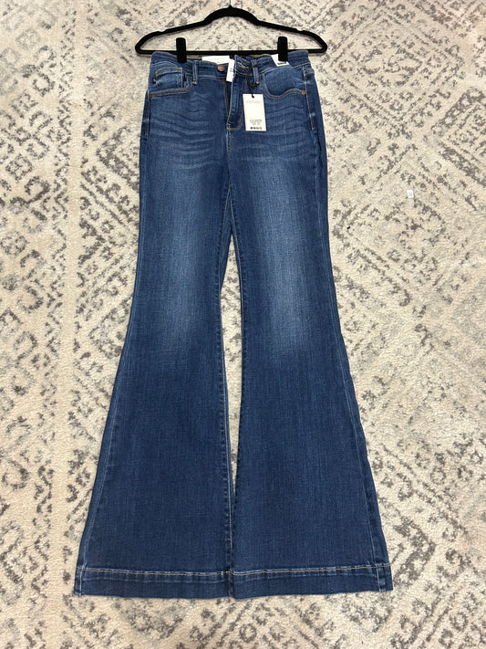 Judy Blue Flared Blue Dark Wash Jeans