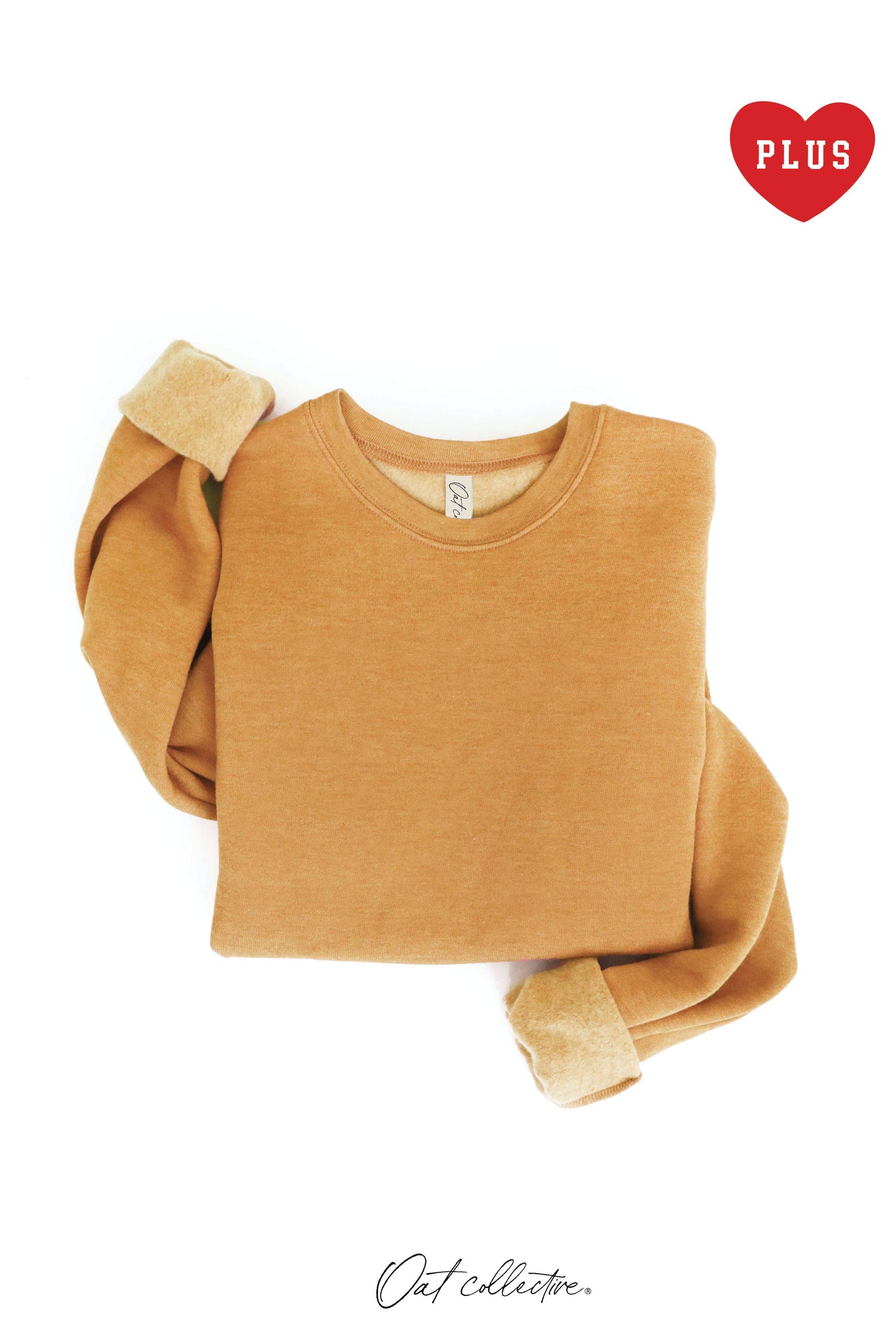 PLUS Premium Solid Basic Sweatshirt