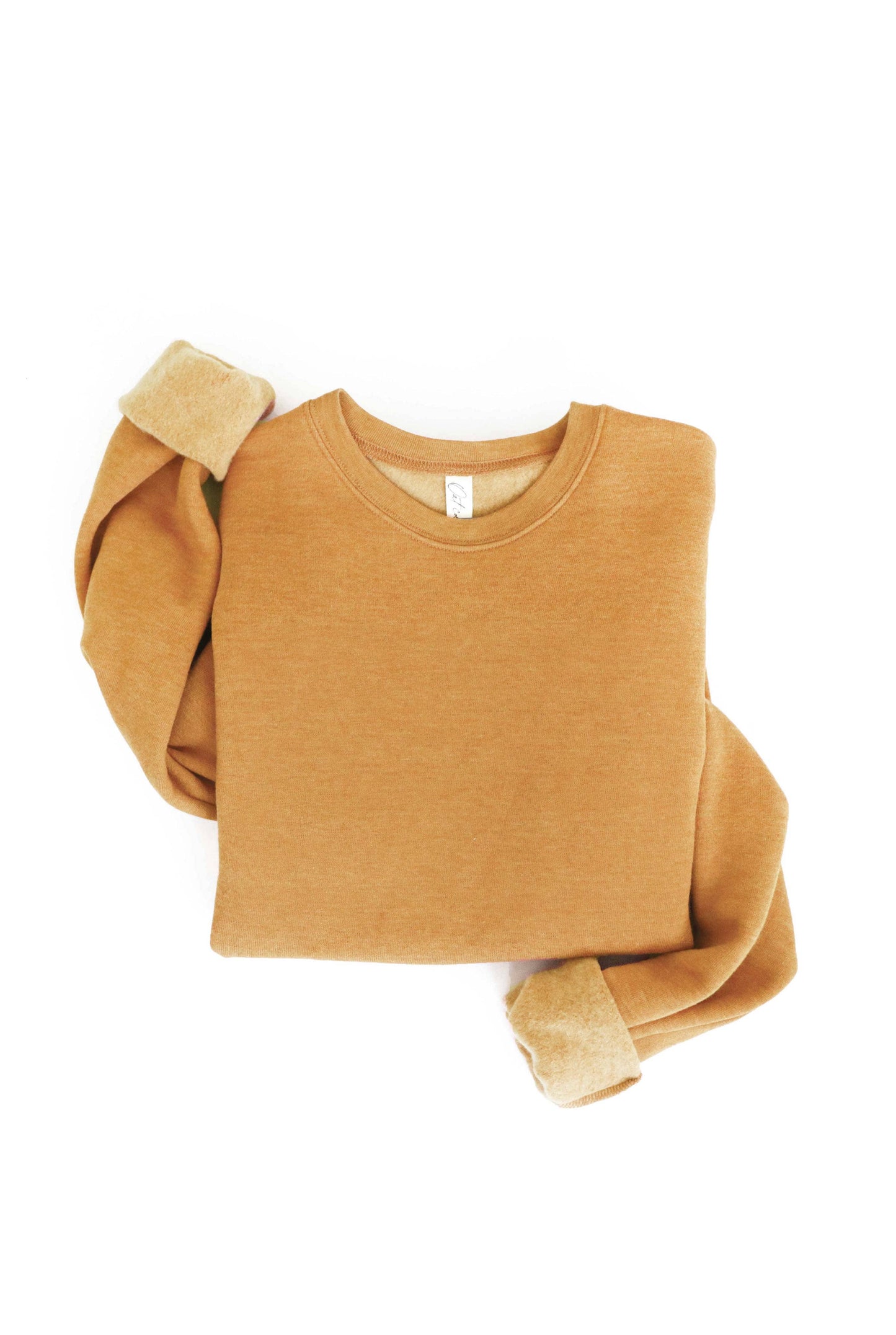 Premium Basic Solid Graphic Sweatshirt