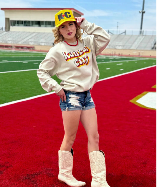 Kansas City Retro Sweatshirt Randi Mahomes Collection