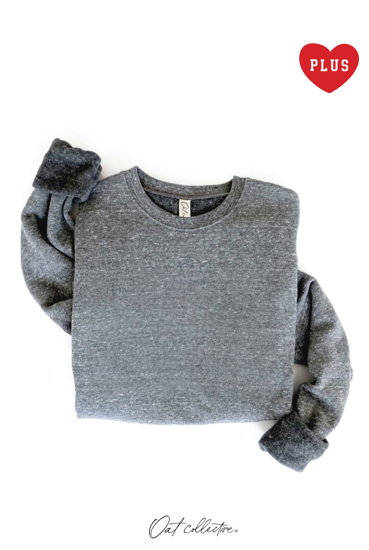 PLUS Premium Solid Basic Sweatshirt