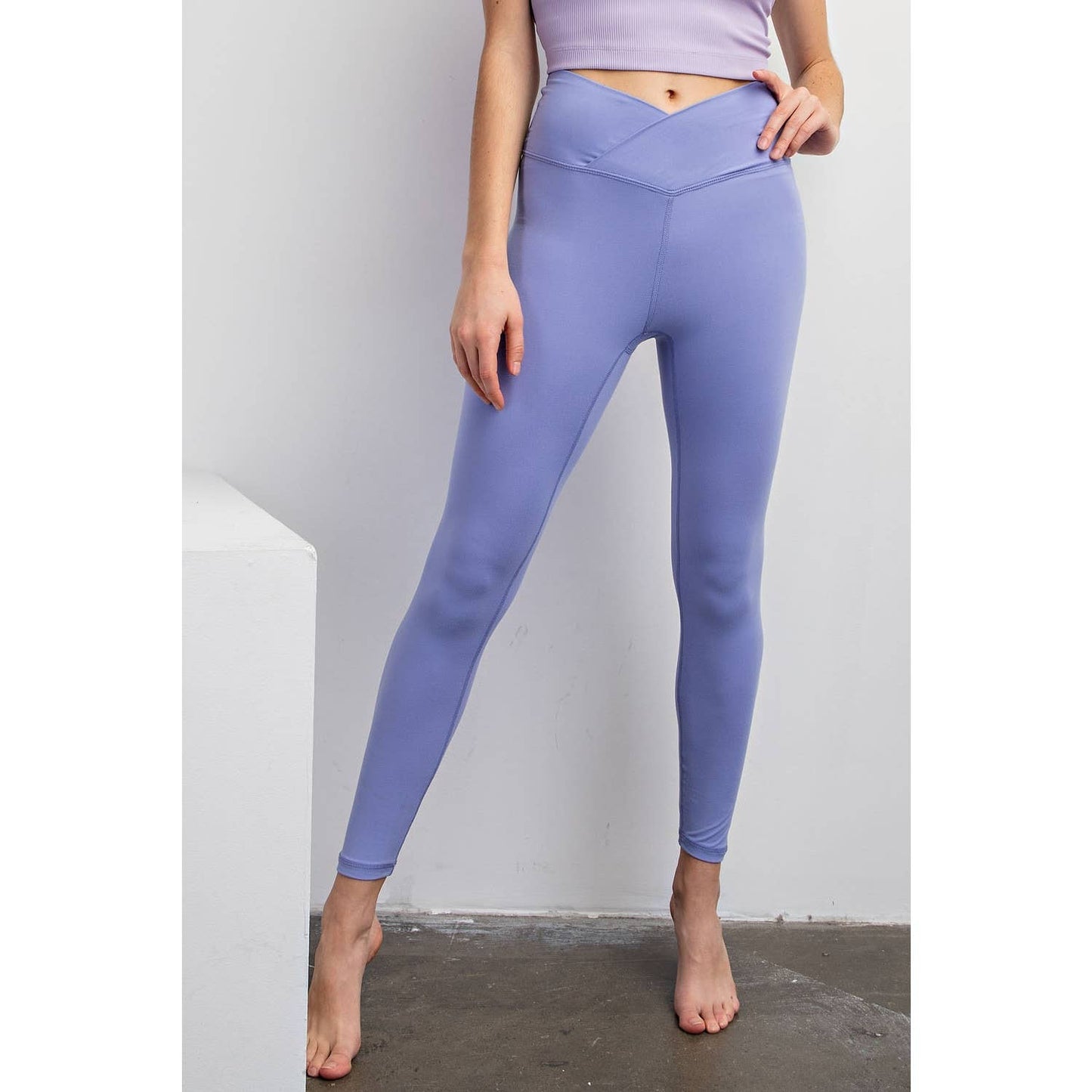 V WAIST FULL LENGTH LEGGINGS