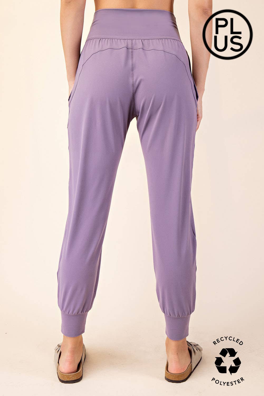 PLUS SIZE BUTTER SOFT JOGGERS WITH POCKETS