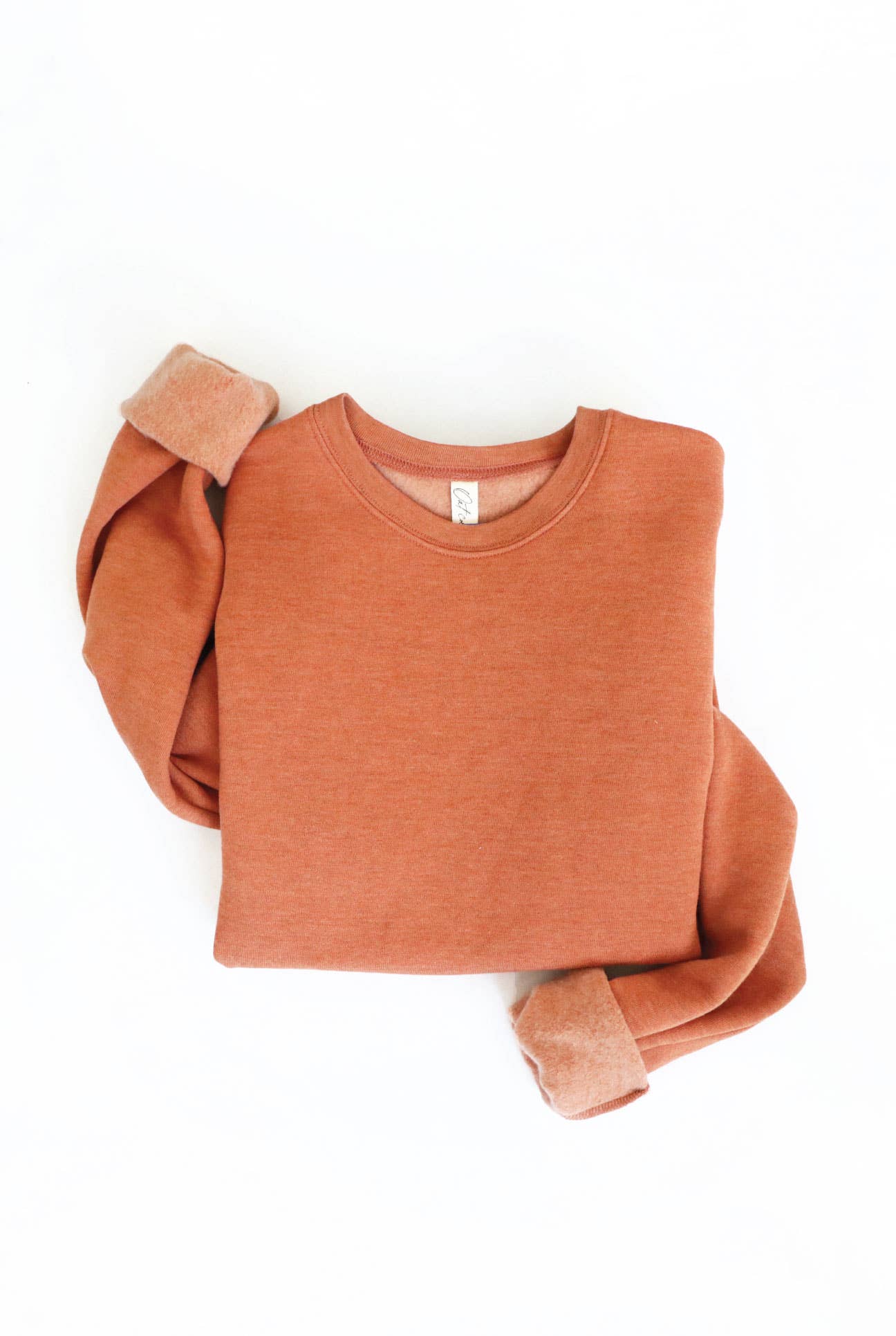 Premium Basic Solid Graphic Sweatshirt