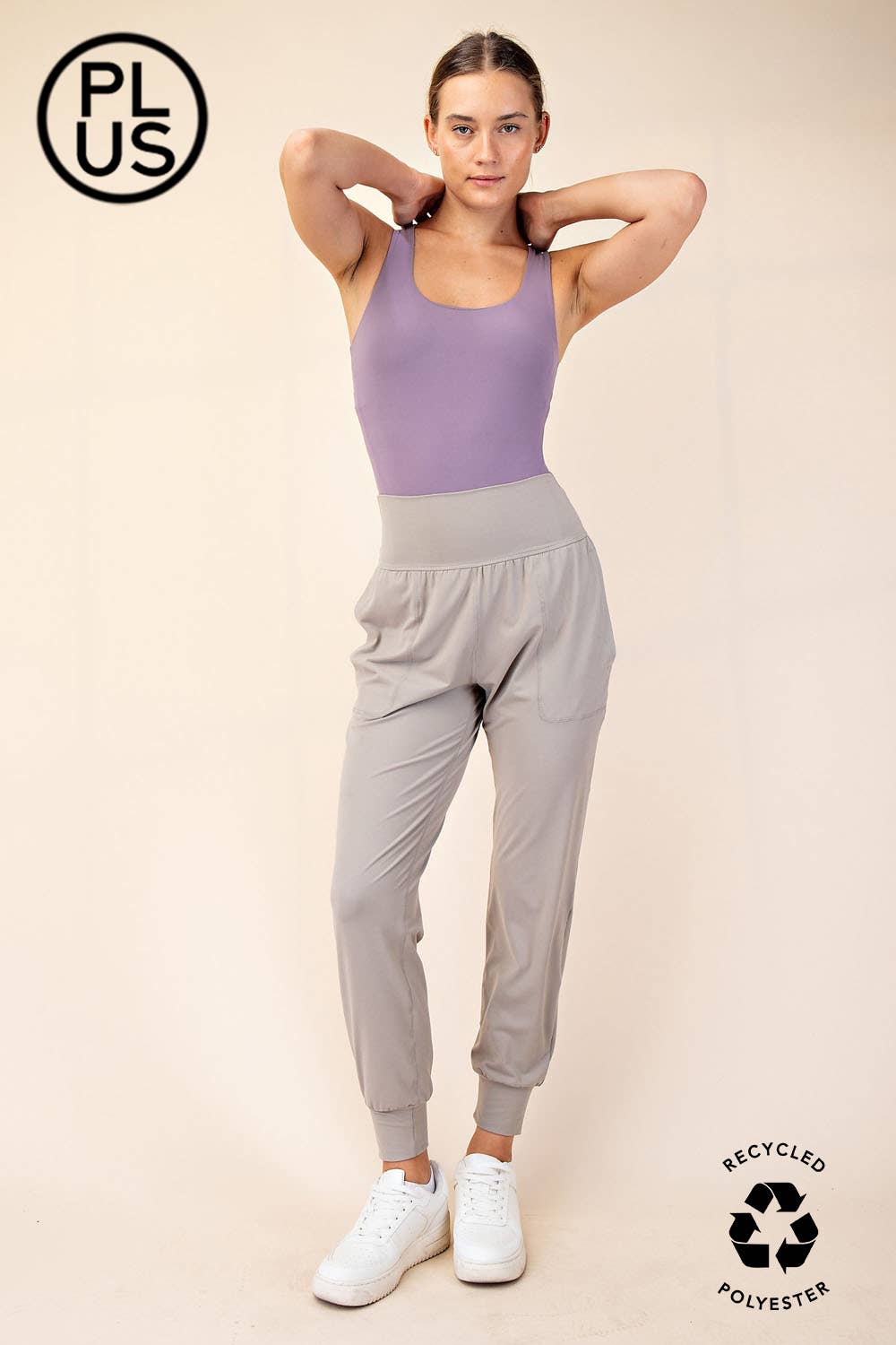 PLUS SIZE BUTTER SOFT JOGGERS WITH POCKETS