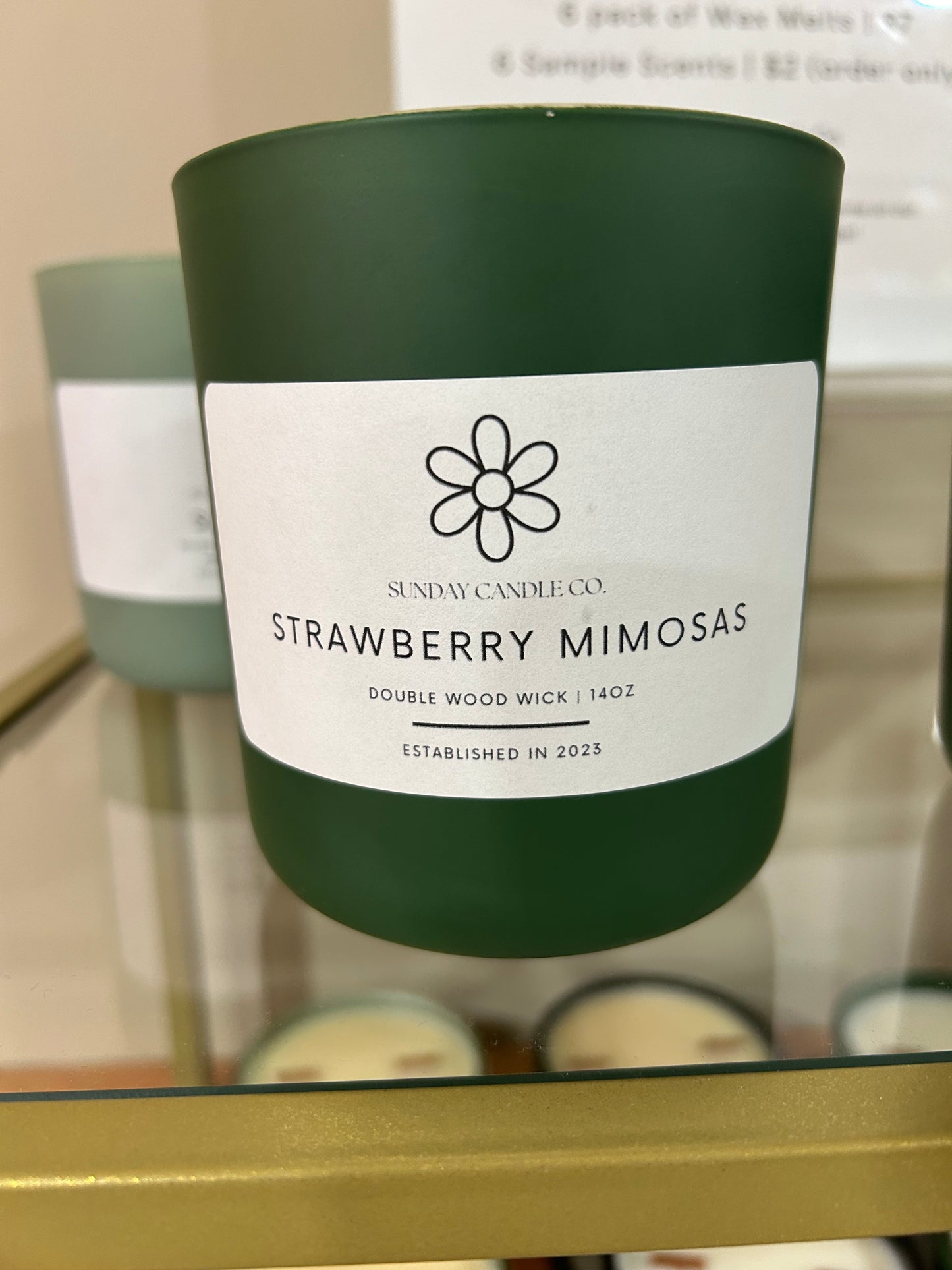 Sunday Candle Co 14 oz candle