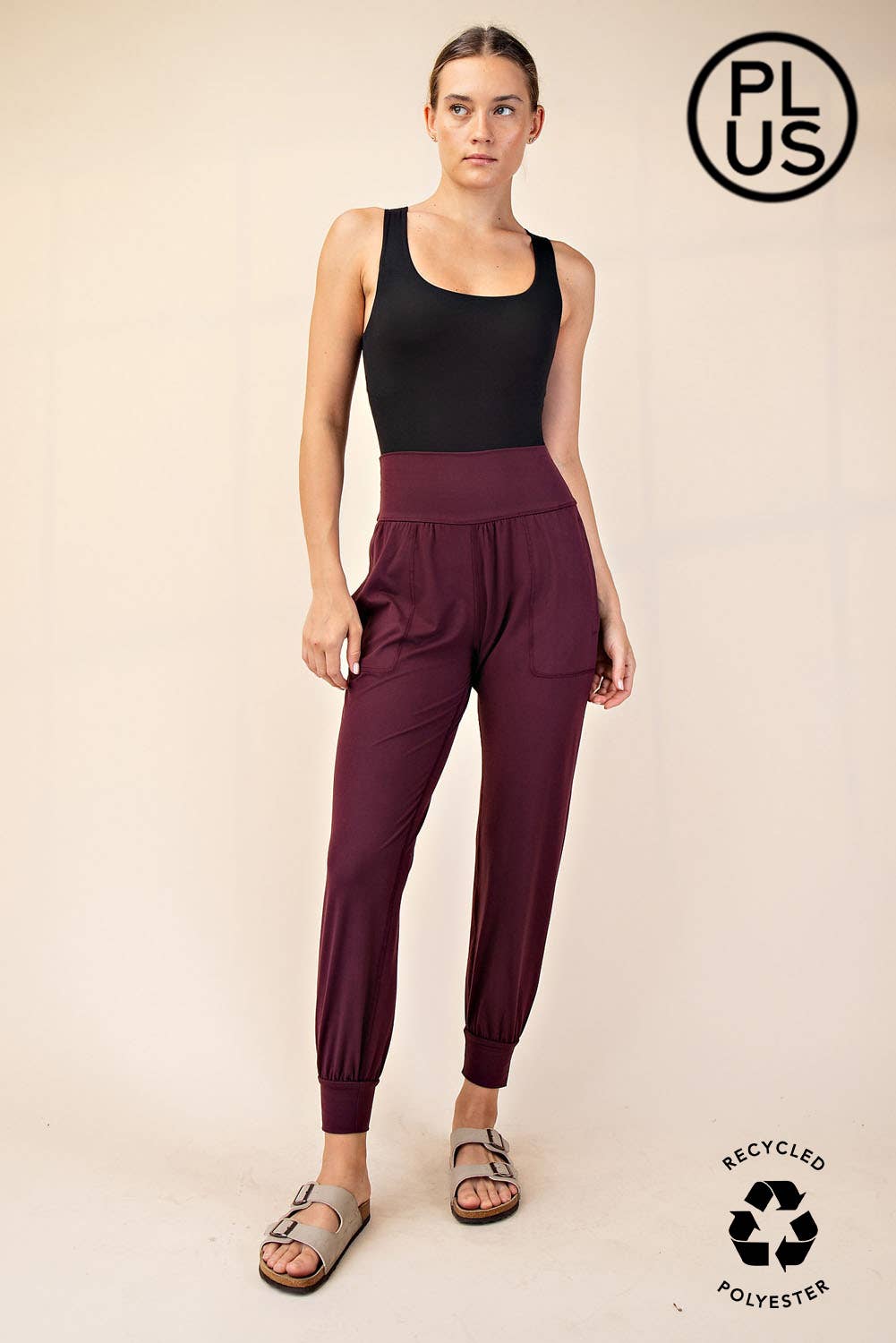 PLUS SIZE BUTTER SOFT JOGGERS WITH POCKETS