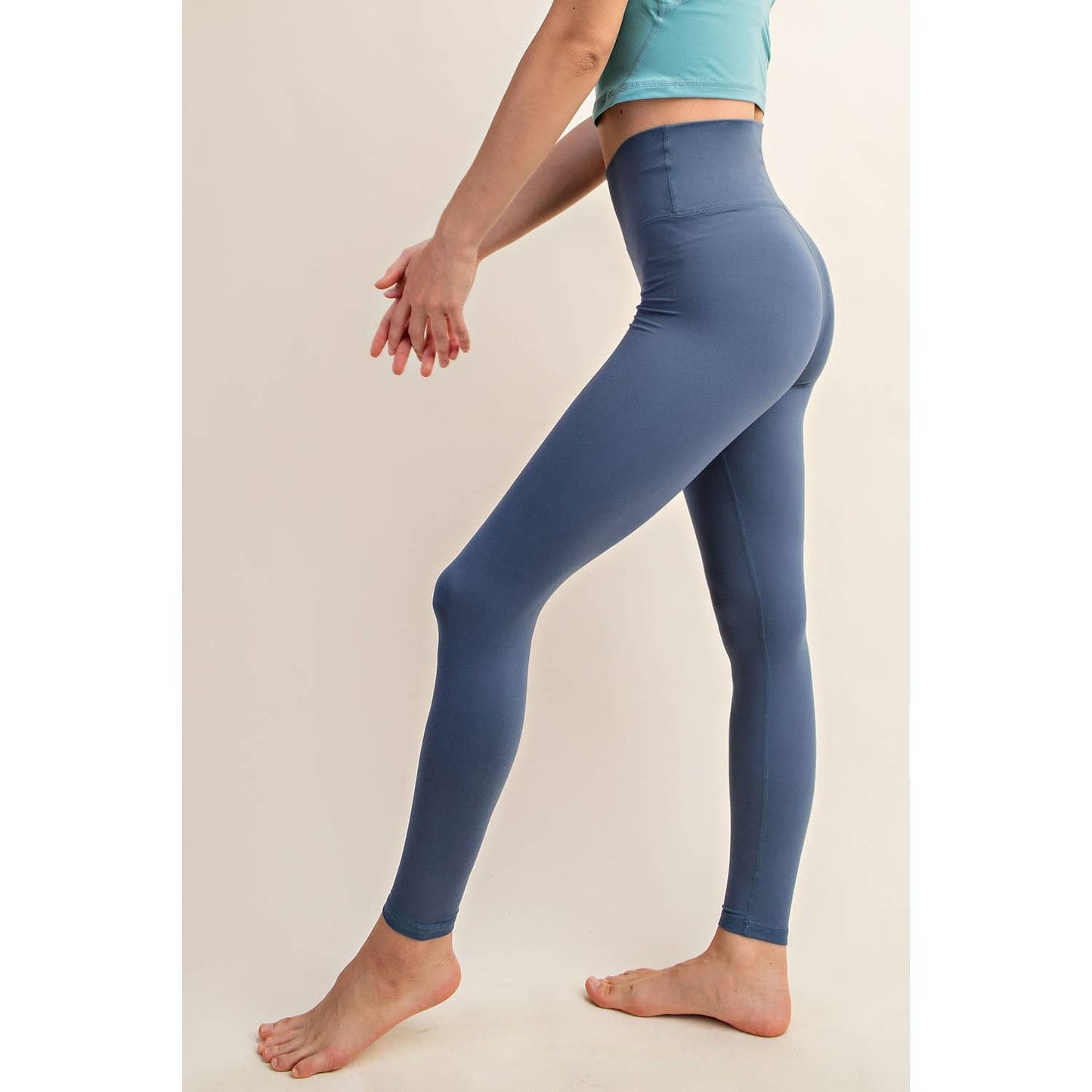 V WAIST FULL LENGTH LEGGINGS