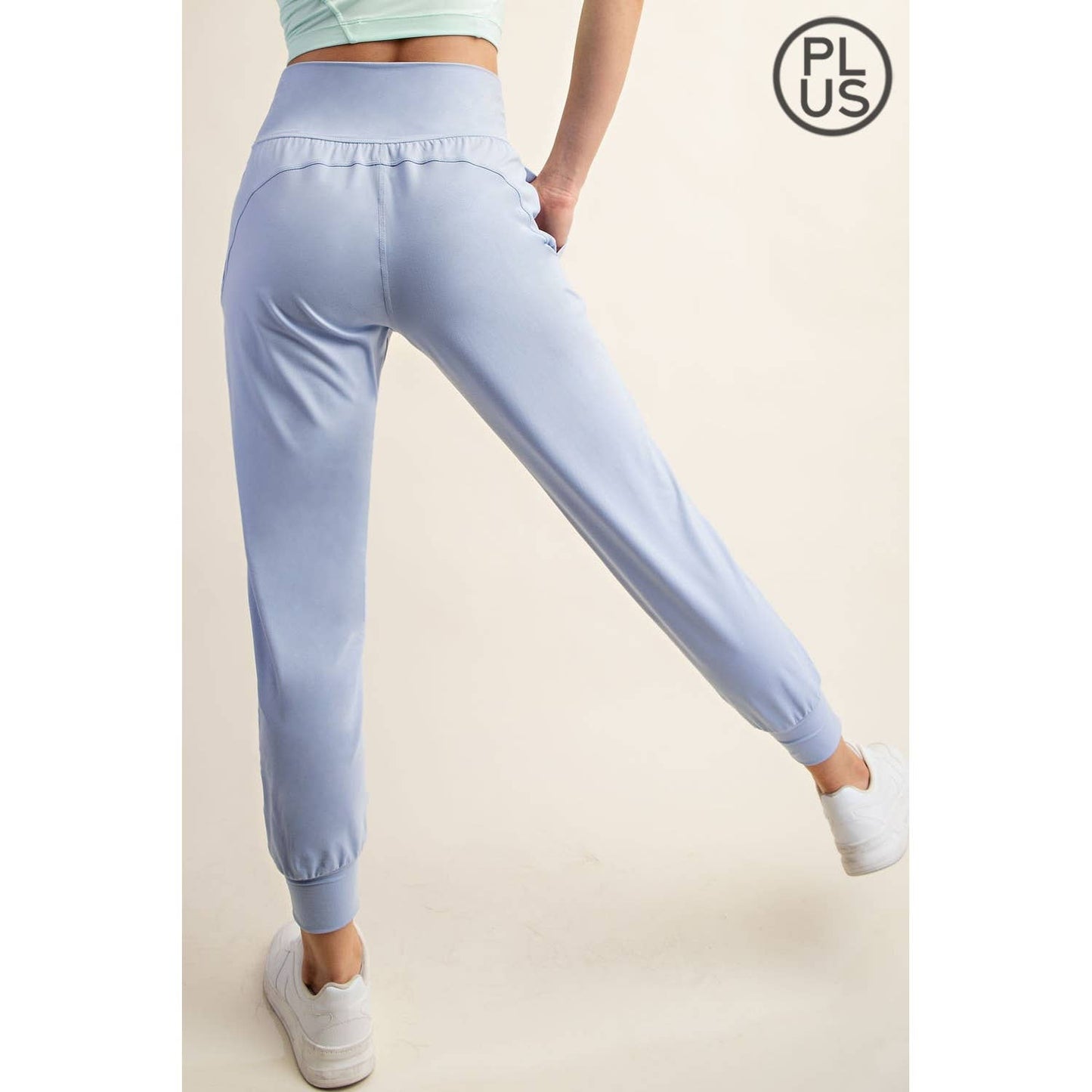 PLUS SIZE BUTTER SOFT JOGGERS WITH POCKETS