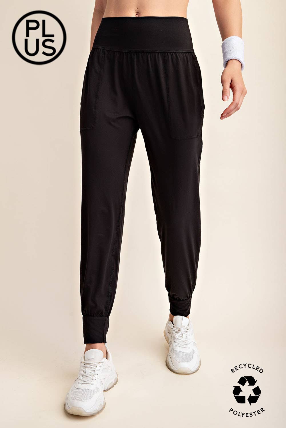 PLUS SIZE BUTTER SOFT JOGGERS WITH POCKETS