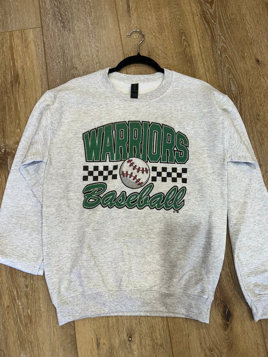 Grey Baseball Sweatshirt