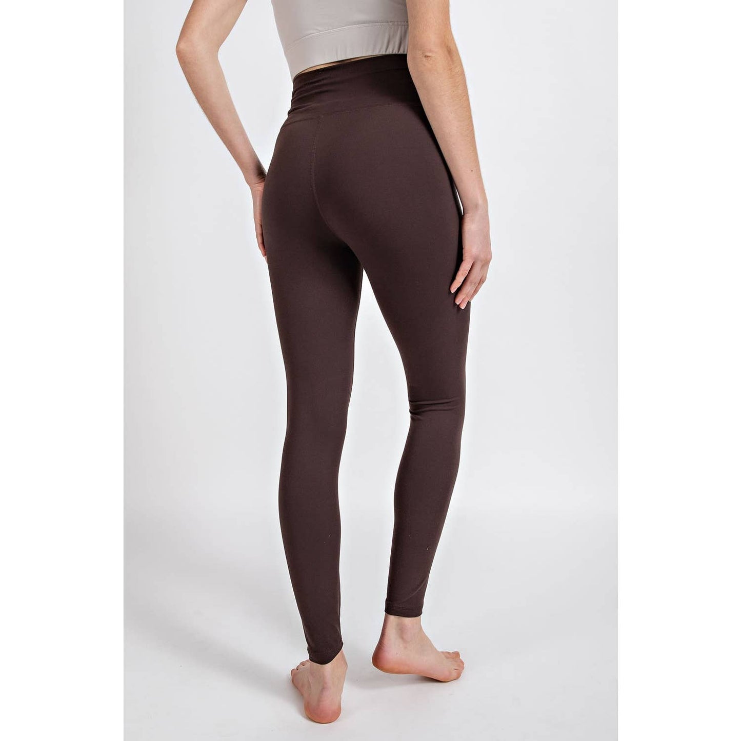 V WAIST FULL LENGTH LEGGINGS