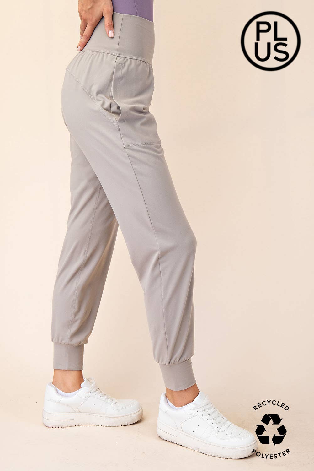PLUS SIZE BUTTER SOFT JOGGERS WITH POCKETS