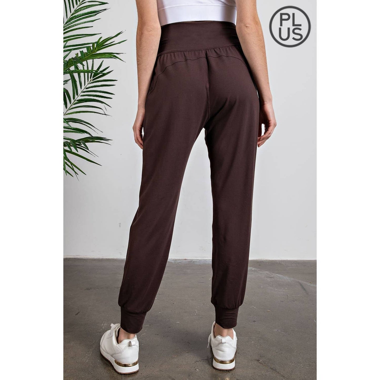 PLUS SIZE BUTTER SOFT JOGGERS WITH POCKETS