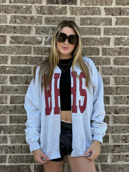 CUSTOM HIGH SCHOOL SPLIT SWEATSHIRT