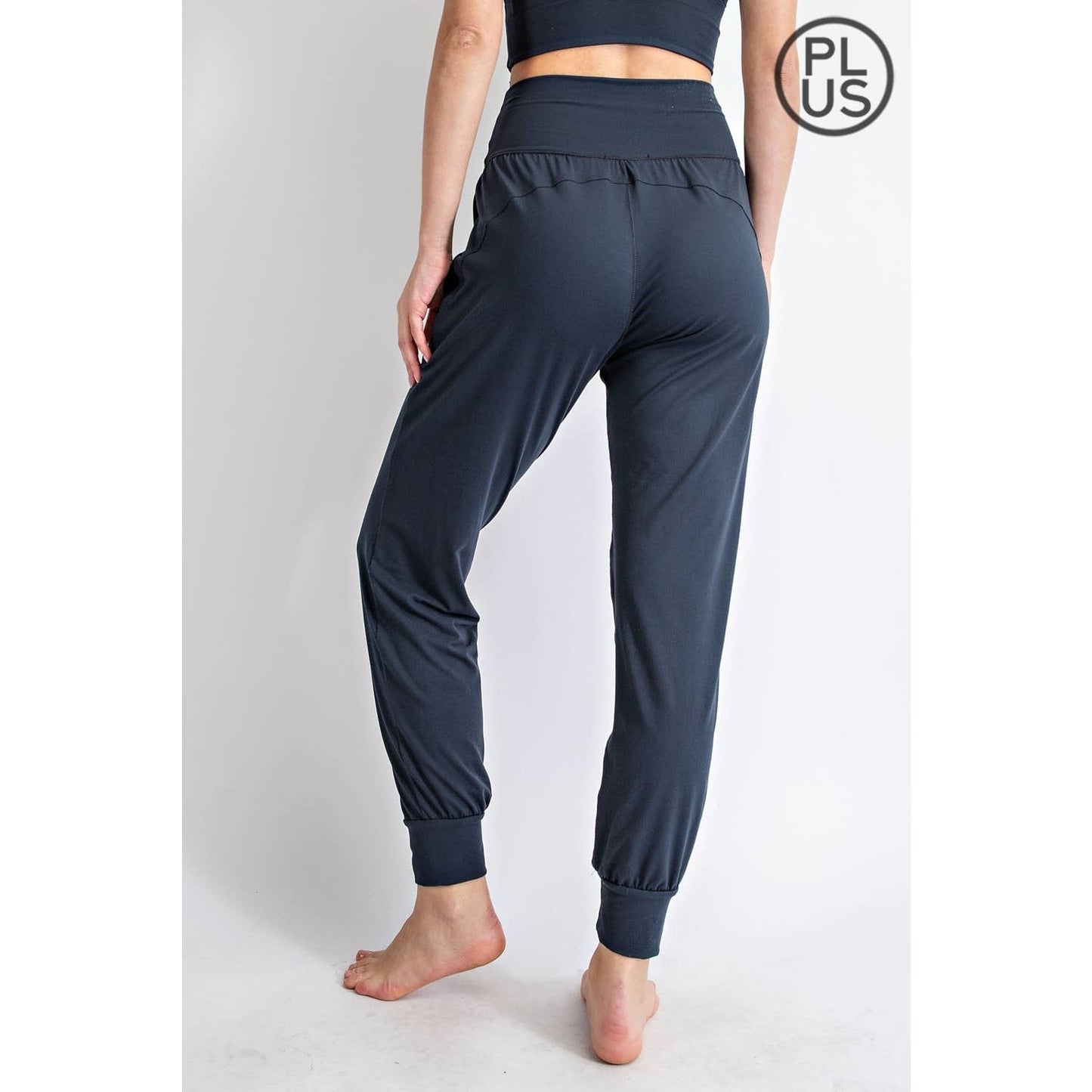 PLUS SIZE BUTTER SOFT JOGGERS WITH POCKETS
