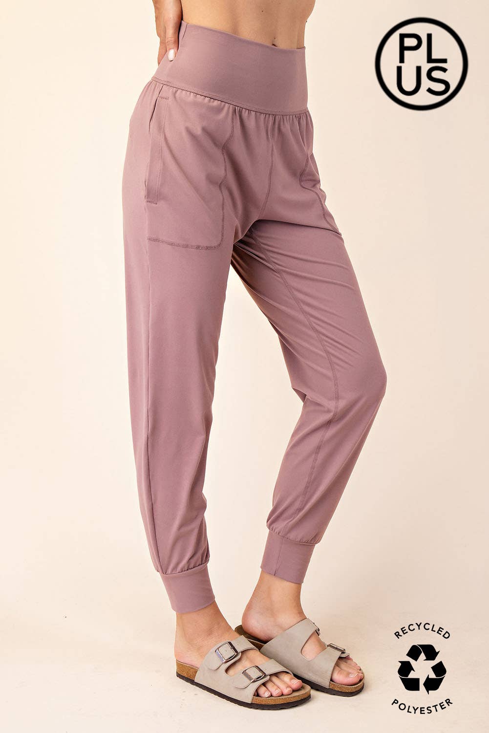 PLUS SIZE BUTTER SOFT JOGGERS WITH POCKETS