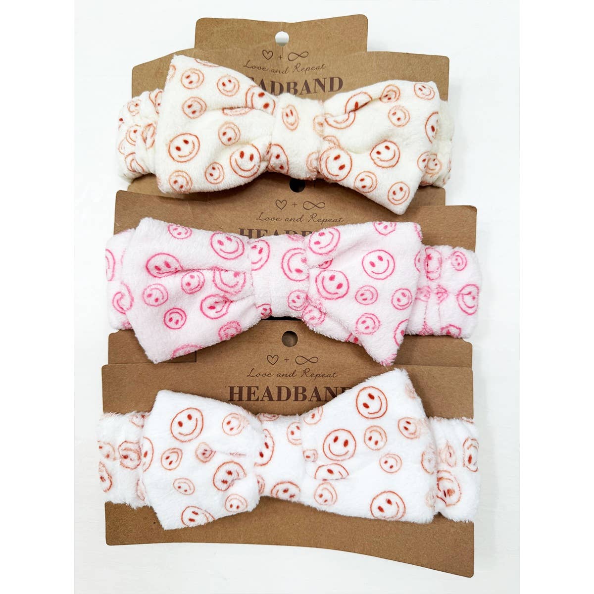 Happy Face Soft Tone Spa Headband