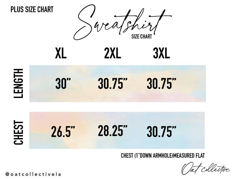 PLUS Premium Solid Basic Sweatshirt