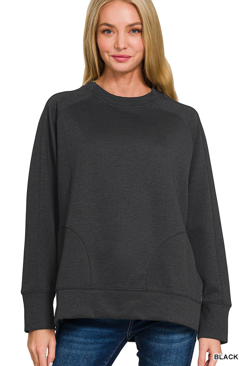 Zenana Scuba Sweatshirt