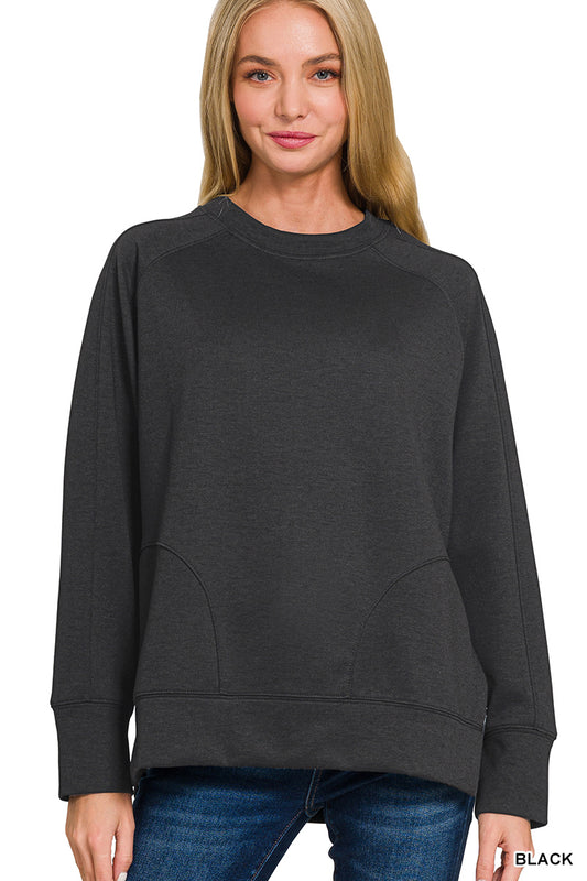 Zenana Scuba Sweatshirt