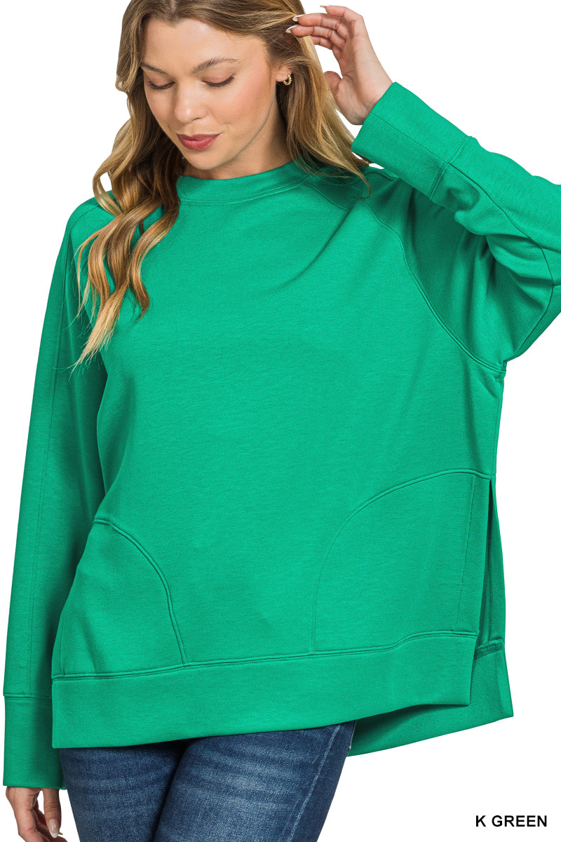 Zenana Scuba Sweatshirt