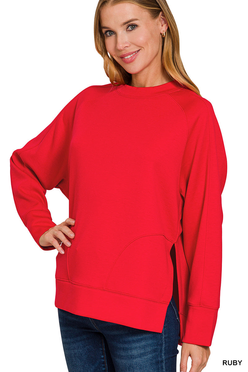 Zenana Scuba Sweatshirt