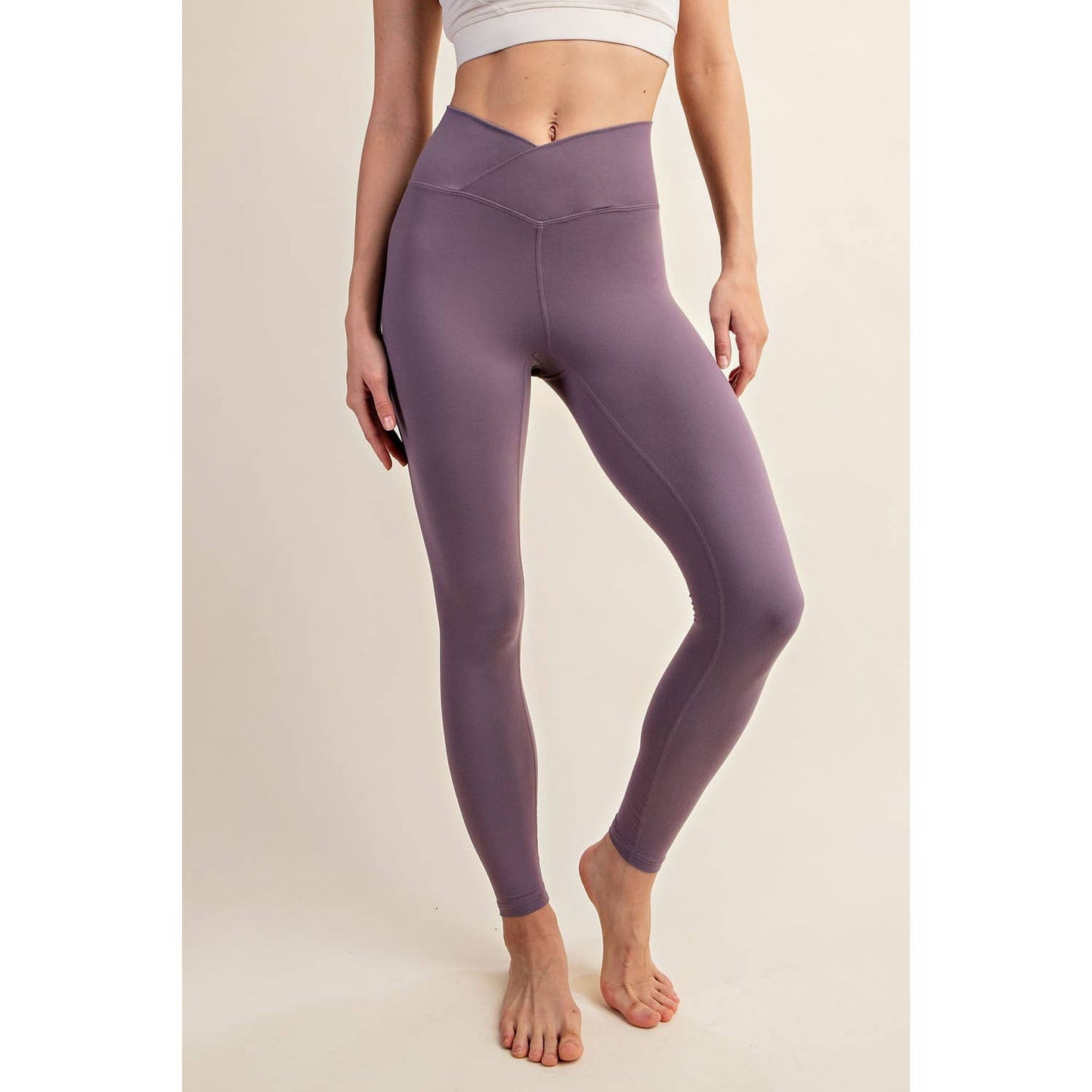 V WAIST FULL LENGTH LEGGINGS