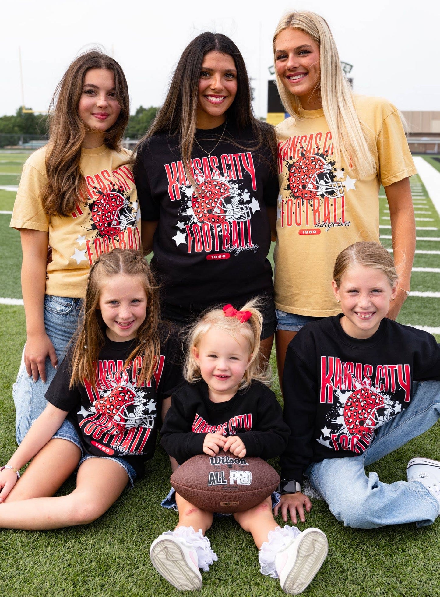 Kansas City football | leopard helmet (mustard)