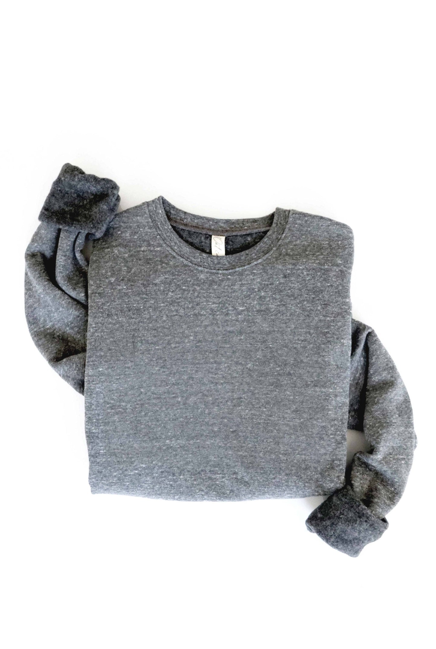 Premium Basic Solid Graphic Sweatshirt