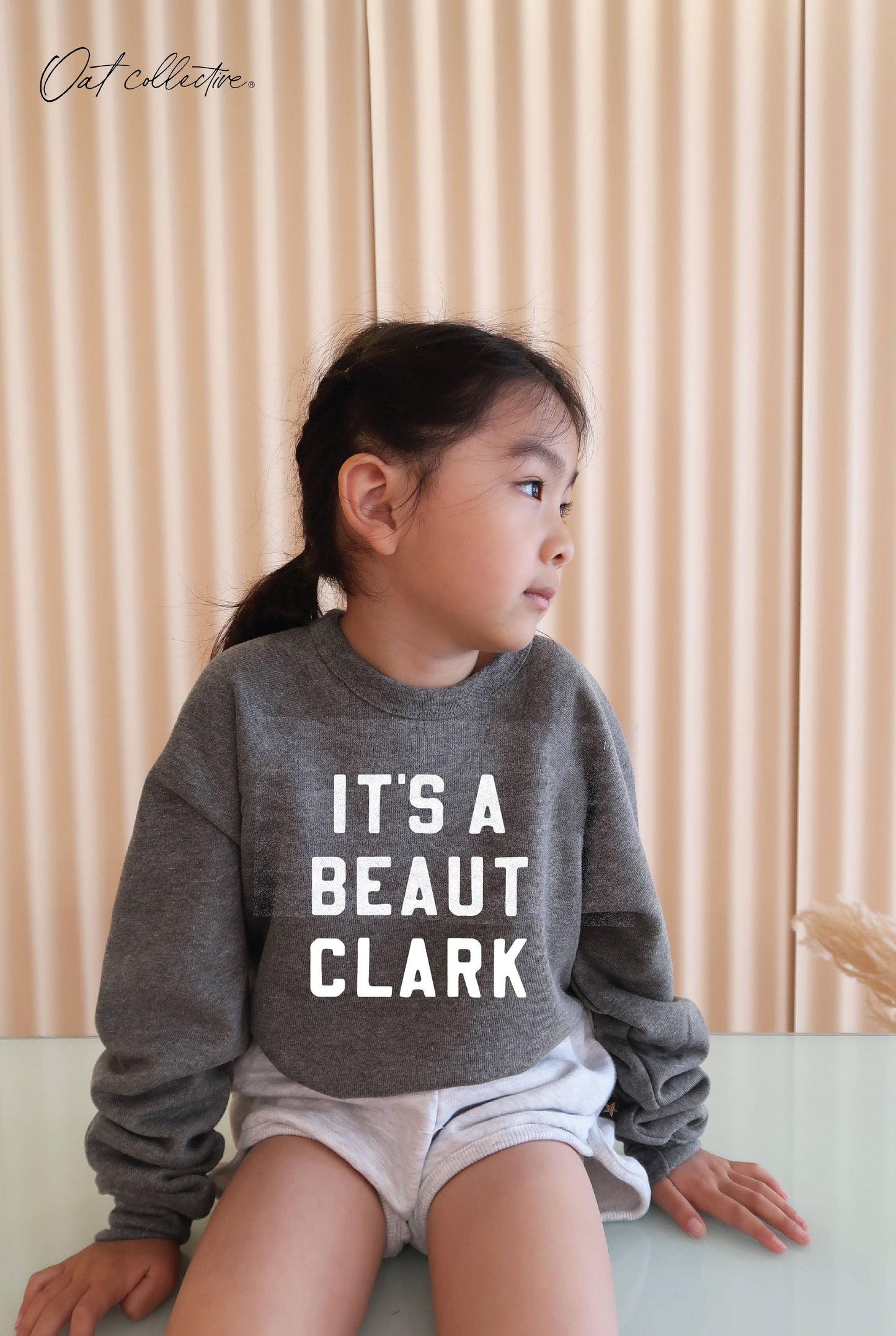IT'S A BEAUT CLARK Toddler Graphic Sweatshirt