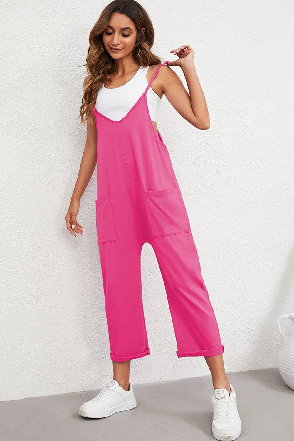 Martha Pocket Straight Leg Jumpsuit | S-XL