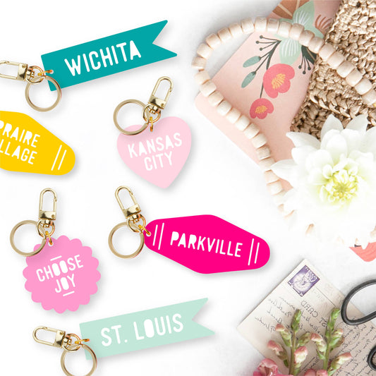 Custom City Keychains | Create your own Keychain
