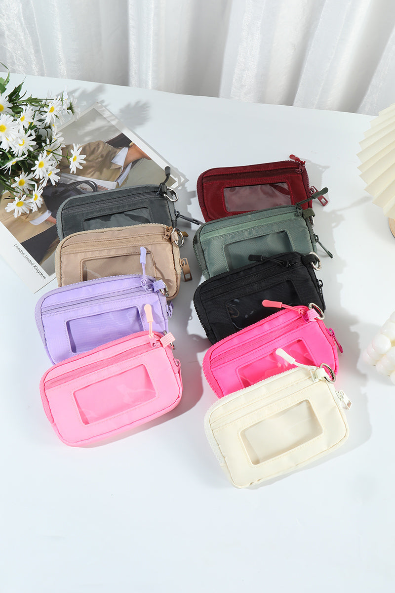Zenana On the Go Keychain Pouch ID Card Wallet with Keychain