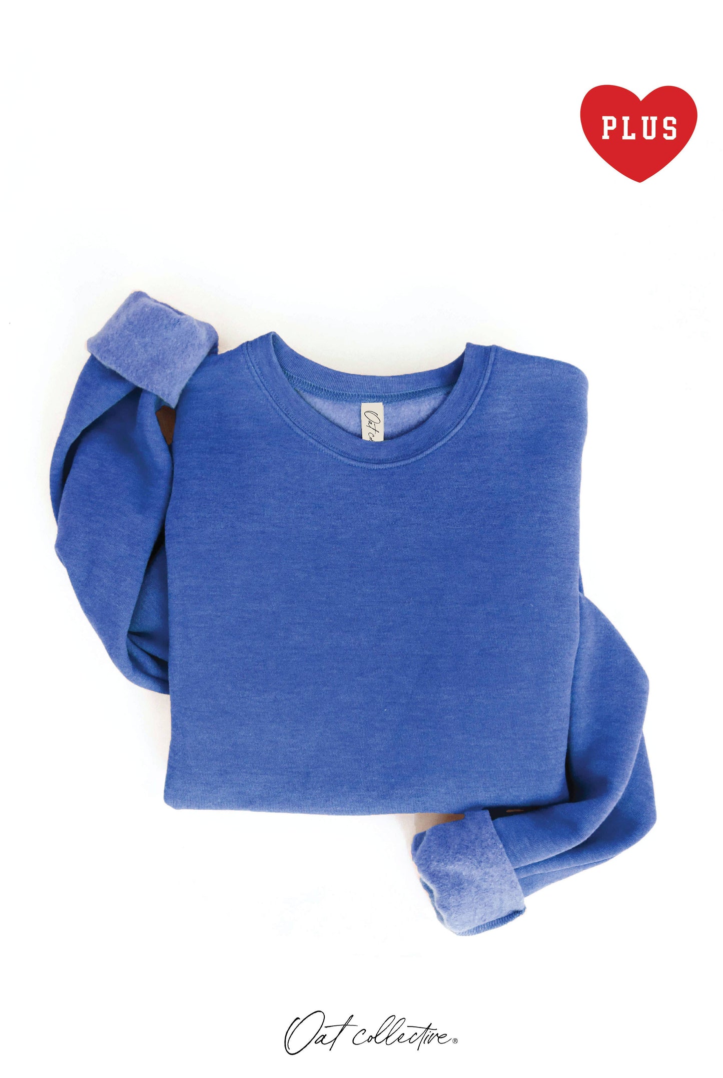 PLUS Premium Solid Basic Sweatshirt