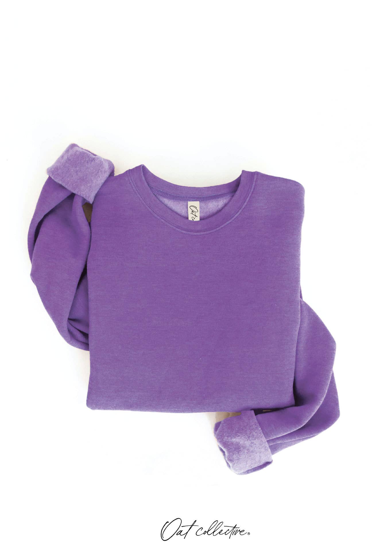 Premium Basic Solid Graphic Sweatshirt