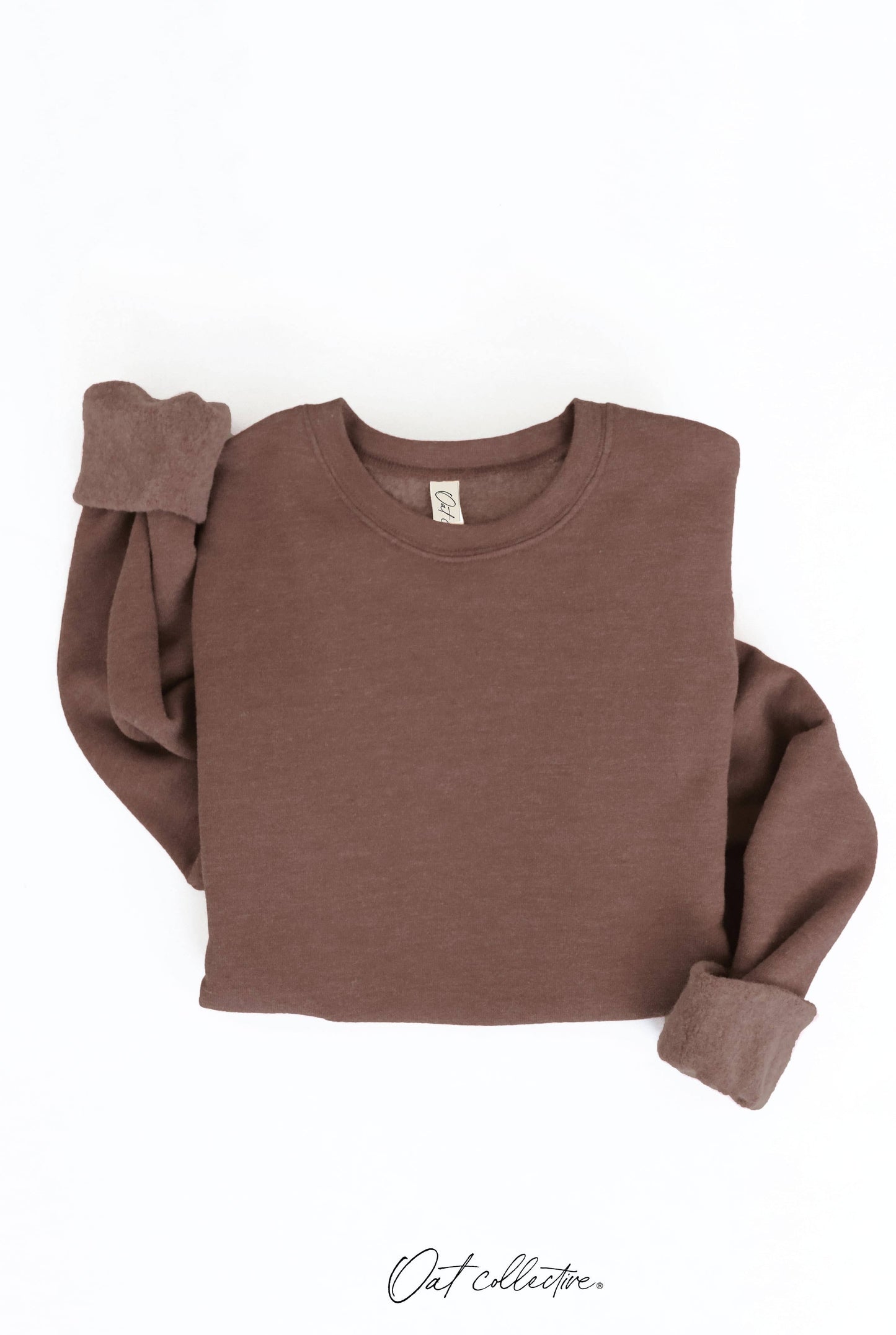 Premium Basic Solid Graphic Sweatshirt