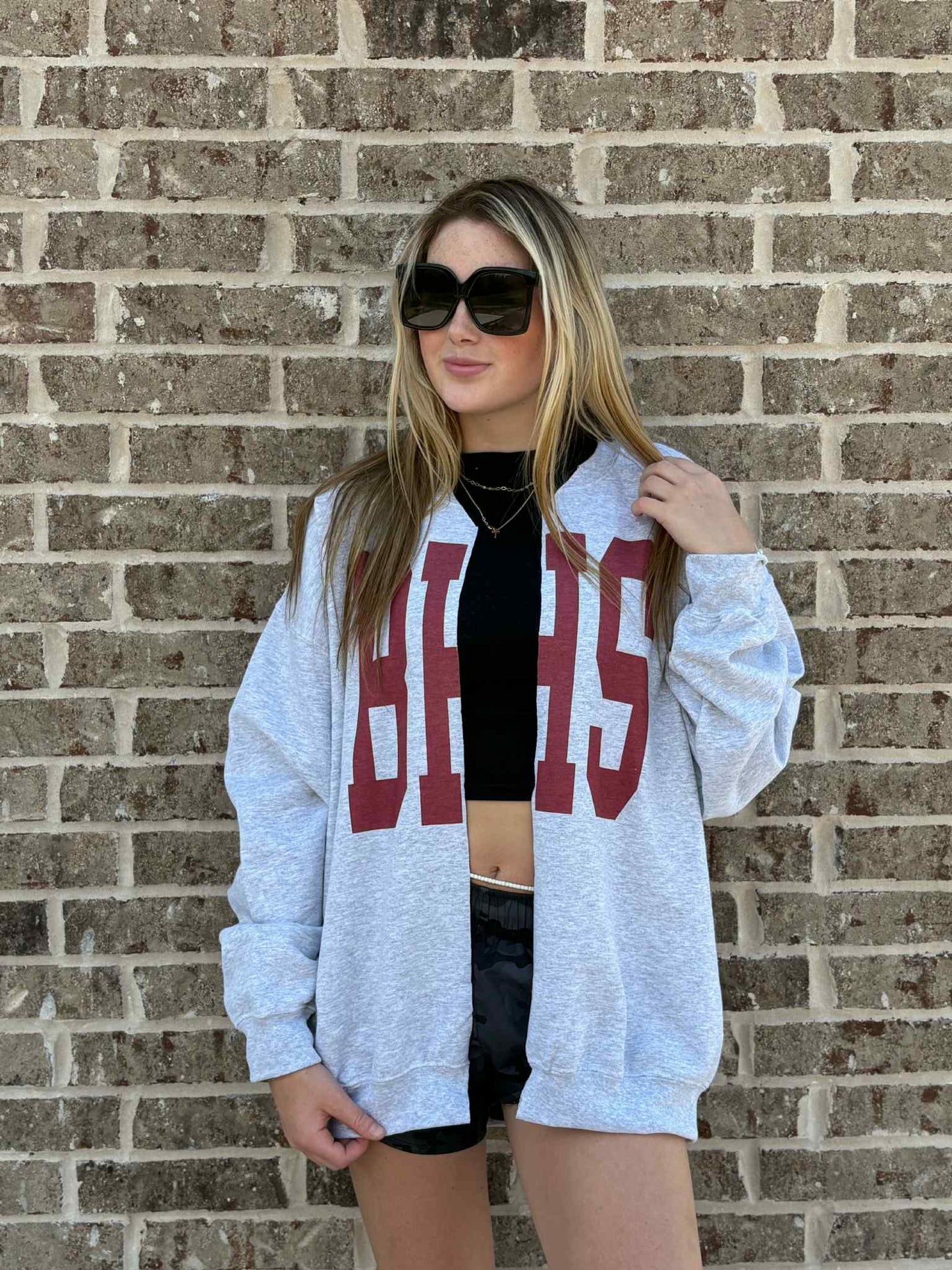 CUSTOM HIGH SCHOOL SPLIT SWEATSHIRT