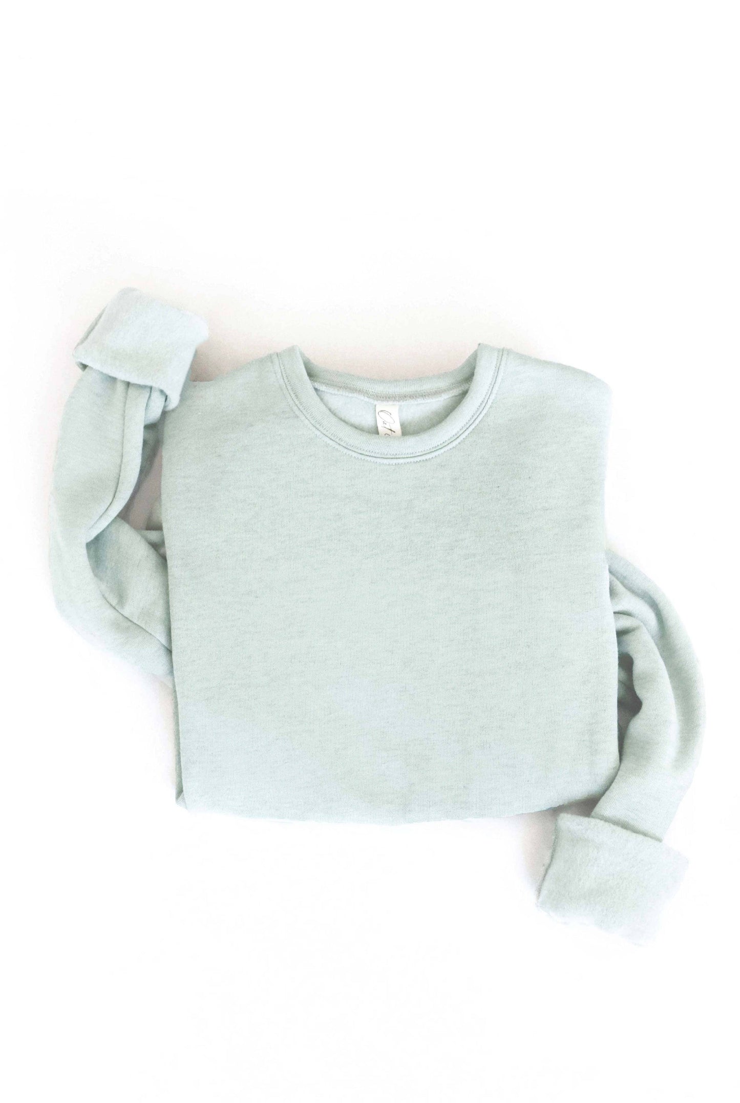 Premium Basic Solid Graphic Sweatshirt