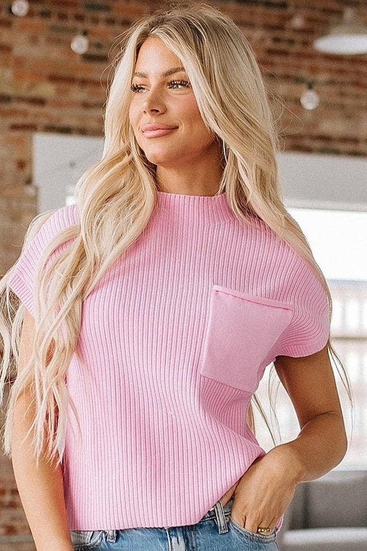 Apollo Knit Short Sleeve Sweater | S-2XL