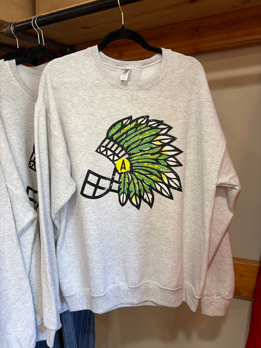 Warrior Football Head Sweatshirt