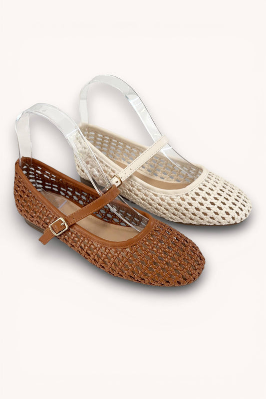 CONCINNITY-9 CLASSIC MARY JANE WOVEN MESH UPPER ROUNDED TOE