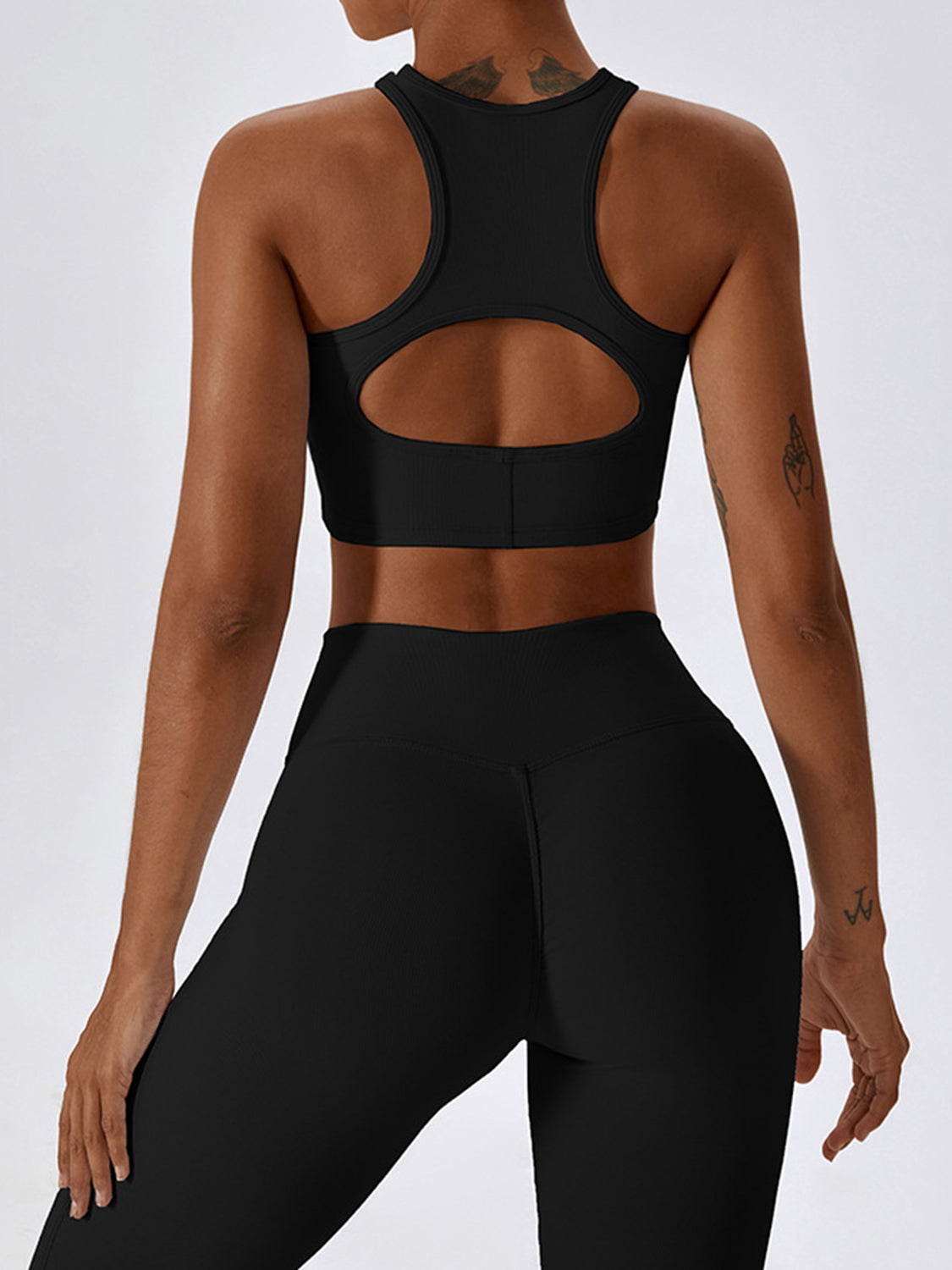 Basic Bae Cutout Racerback Active Tank