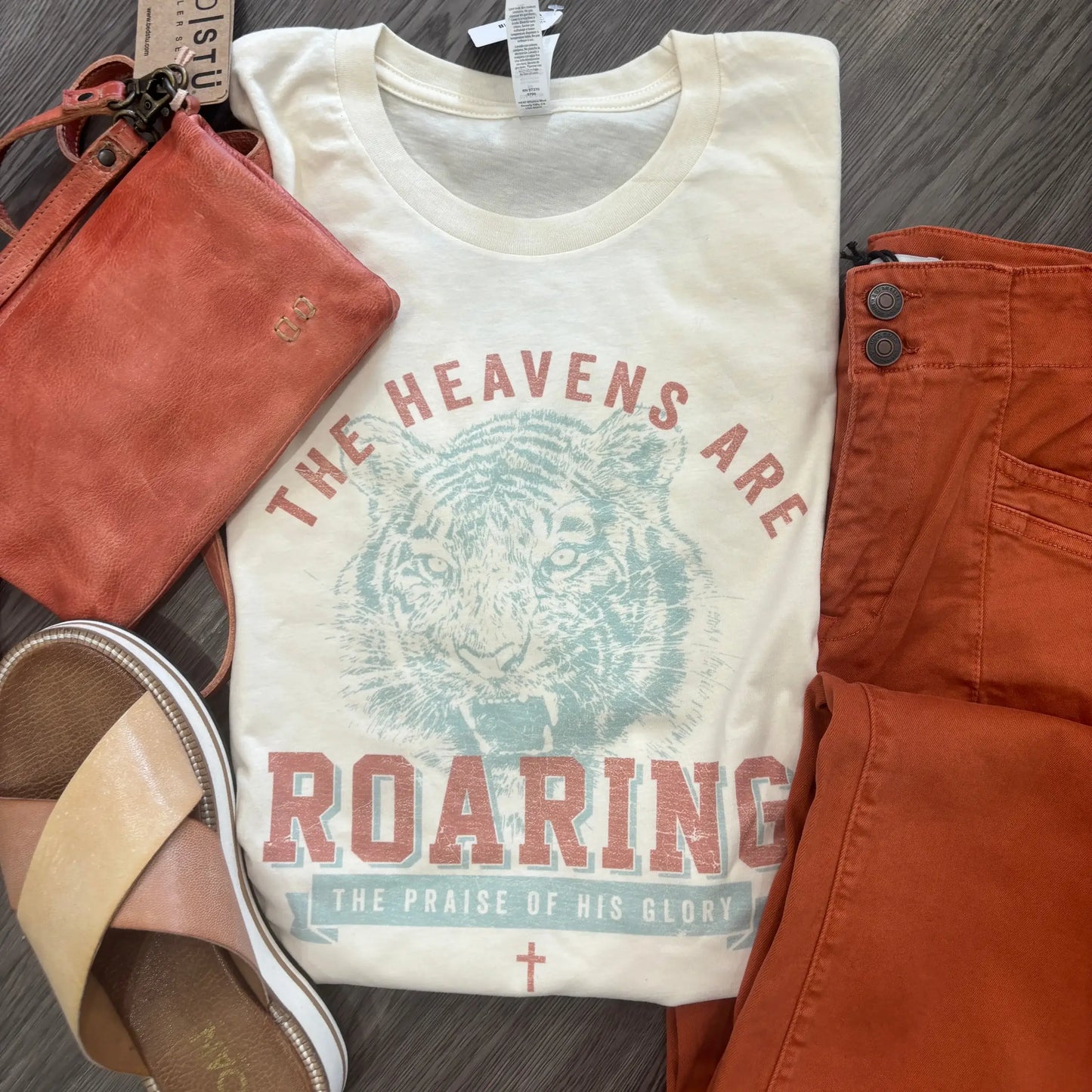 The Heavens Are Roaring Tiger Graphic Tee